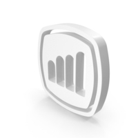 White Signal 4 Bars Symbol PNG & PSD Images