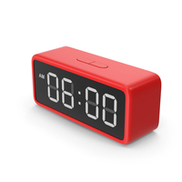 Red Alarm Clock PNG & PSD Images