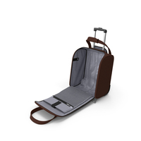 Brown Open Softshell Luggage PNG & PSD Images