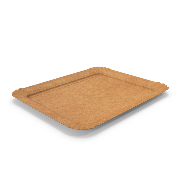 Brown Rectangle Paper Plate PNG & PSD Images
