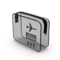 Clear Zip Lock Bag Airline Approved PNG & PSD Images