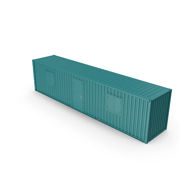 Container Office Green PNG & PSD Images