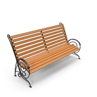 Classic Garden Bench PNG & PSD Images
