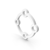 White Connection Symbol PNG & PSD Images