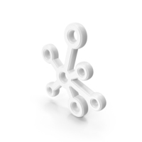 White Connection Symbol PNG & PSD Images