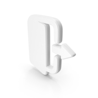 White Logout Web Symbol PNG & PSD Images