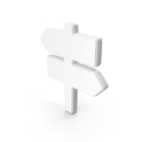 Two Opposite Arrows Sign Symbol White PNG & PSD Images