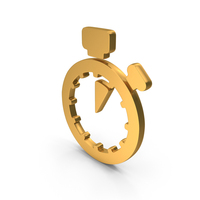 Alaram Icon Gold PNG & PSD Images