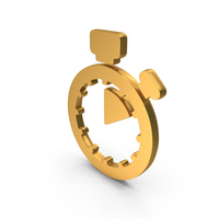 Alaram Icon Gold PNG & PSD Images
