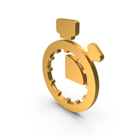 Gold 15 Minutes Timer Icon PNG & PSD Images