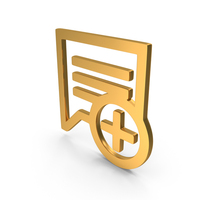 Gold Add Comment Icon PNG & PSD Images