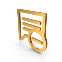 Gold Remove Comment Icon PNG & PSD Images