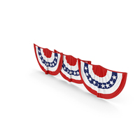 Patriotic Nylon Bunting PNG & PSD Images