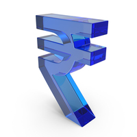 INDIAN RUPEE ICON GLASS PNG & PSD Images