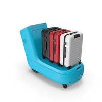 Luggage Bags At KLM Care E Robot PNG & PSD Images