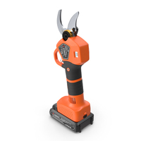 Orange Komok Cordless Pruner PNG & PSD Images