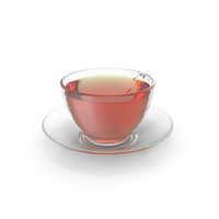Small Cup with Plate Full of Tea PNG & PSD Images