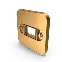 Gold Game Console Icon PNG & PSD Images
