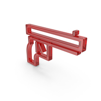 Glass Pistol Icon PNG & PSD Images