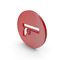 Glass Pistol Icon PNG & PSD Images