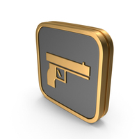 Badge Pistol Icon PNG & PSD Images