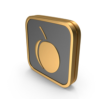 Square Apricot Icon PNG & PSD Images