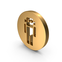 Gold Robot Icon PNG & PSD Images