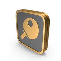 Badge Table Tennis Racket Icon PNG & PSD Images