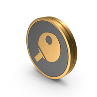 Badge Table Tennis Racket Icon PNG & PSD Images