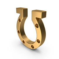 Gold Horseshoe Icon PNG & PSD Images