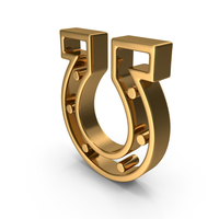 Gold Horseshoe Icon PNG & PSD Images