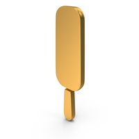 Ice Cream Icon Gold PNG & PSD Images