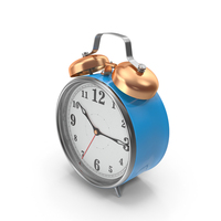 Alarm Clock Blue PNG & PSD Images