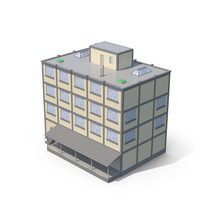 Beige Factory Building PNG & PSD Images