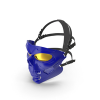 Blue Skull Mask PNG & PSD Images