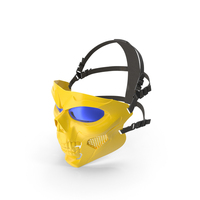 Yellow Skull Mask PNG & PSD Images