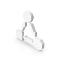 Digital Adapt New Leadership Icon White PNG & PSD Images