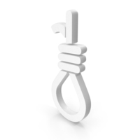 White Gallows With Noose Icon PNG & PSD Images