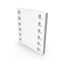 White Movie Film Icon PNG & PSD Images