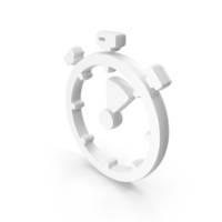 Set Time Timer 5 Minutes Alaram White PNG & PSD Images