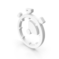 Set Time Timer 15 Minutes Alaram White PNG & PSD Images