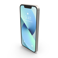 Apple iPhone 13 Mini Starlight PNG & PSD Images