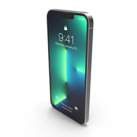Apple iPhone 13 Pro Silver PNG & PSD Images