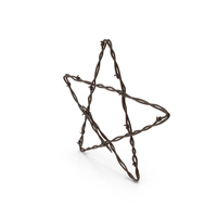 Barbed Wire Star Rusty PNG & PSD Images