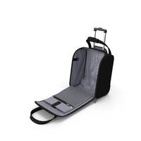 Black Open Softshell Luggage PNG & PSD Images
