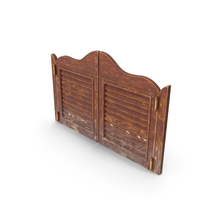 Bleached Wood Saloon Doors PNG & PSD Images