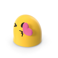 Blowing Kiss Emoji PNG & PSD Images