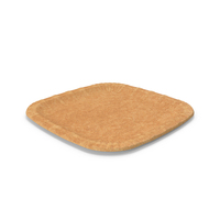 Brown Square Paper Plate PNG & PSD Images