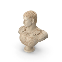 Bust Roman Emperor Caesar Augustus PNG & PSD Images