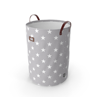 Freestanding Laundry Basket Gray PNG & PSD Images